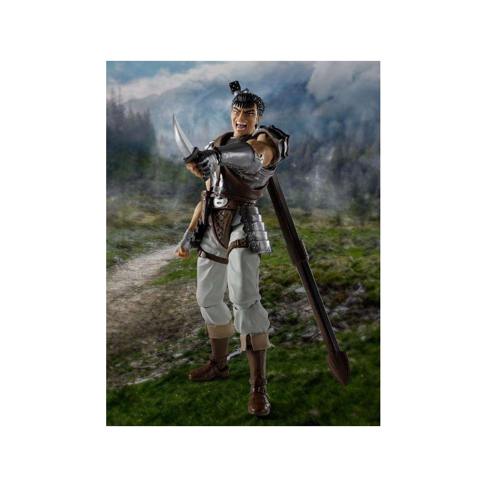 BANDAI BERSERK GUTS BAND OF THE HAWK S.H. FIGUARTS PVC ACTION FIGURE