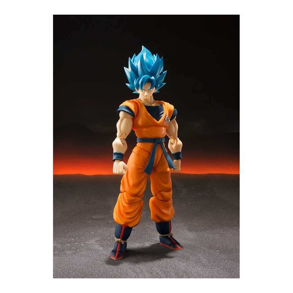 BANDAI DRAGON BALL SUPER SAIYAN GOD SS GOKU S.H. FIGUARTS ACTION FIGURE