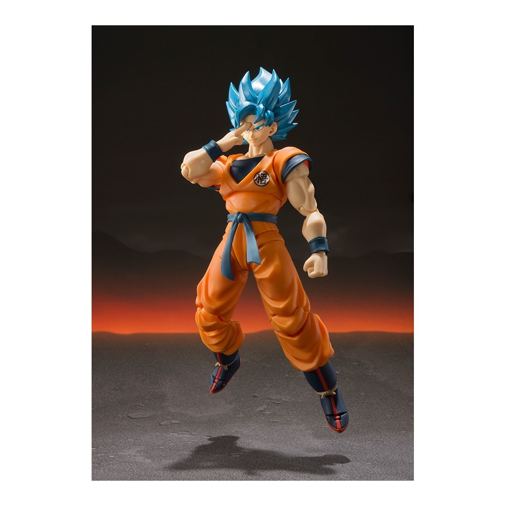 BANDAI DRAGON BALL SUPER SAIYAN GOD SS GOKU S.H. FIGUARTS ACTION FIGURE