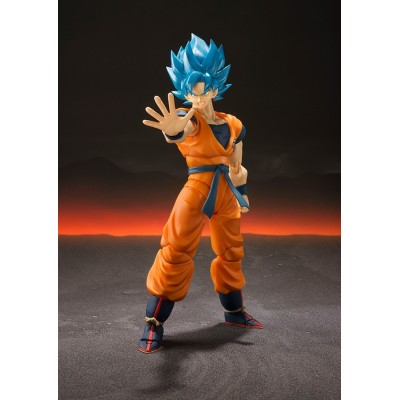 BANDAI DRAGON BALL SUPER SAIYAN GOD SS GOKU S.H. FIGUARTS ACTION FIGURE