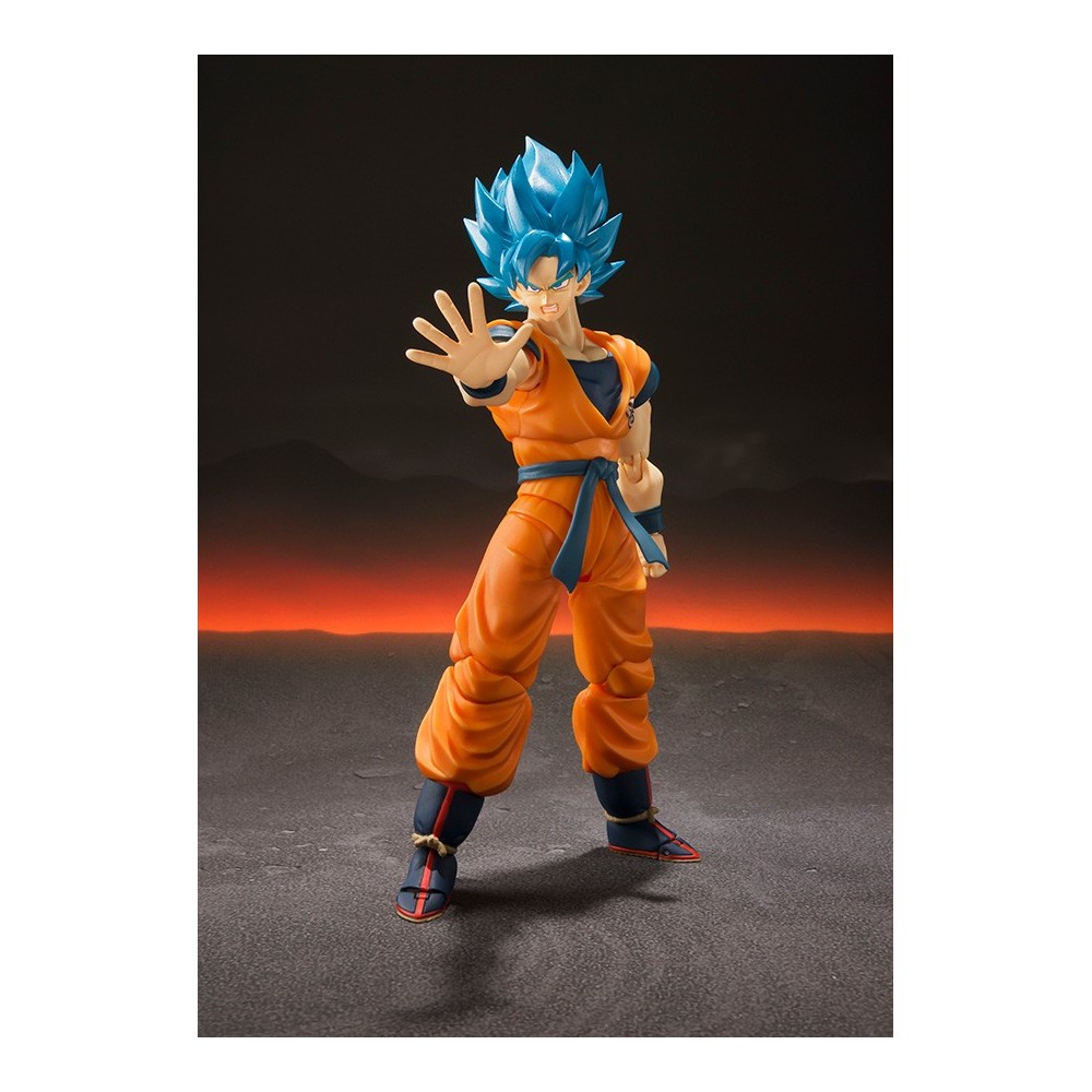 BANDAI DRAGON BALL SUPER SAIYAN GOD SS GOKU S.H. FIGUARTS ACTION FIGURE