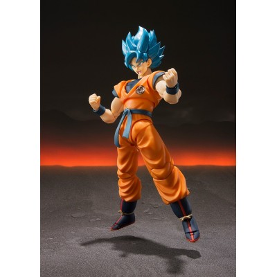 BANDAI DRAGON BALL SUPER SAIYAN GOD SS GOKU S.H. FIGUARTS ACTION FIGURE