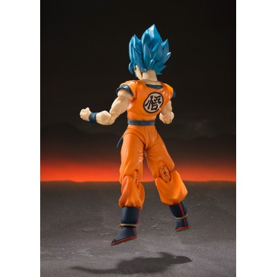 BANDAI DRAGON BALL SUPER SAIYAN GOD SS GOKU S.H. FIGUARTS ACTION FIGURE