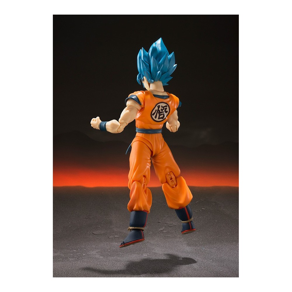 BANDAI DRAGON BALL SUPER SAIYAN GOD SS GOKU S.H. FIGUARTS ACTION FIGURE
