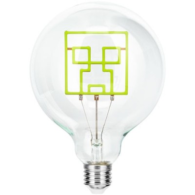 MINECRAFT CREEPER LED NEON BULB LAMPADINA PALADONE PRODUCTS