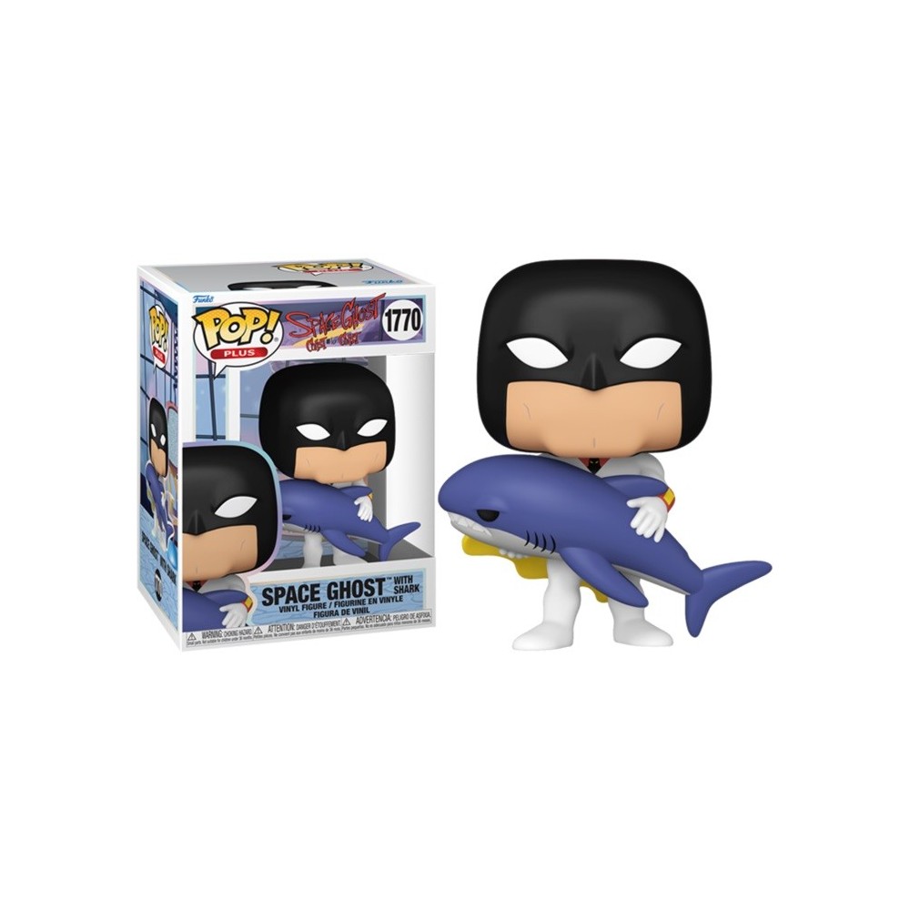 FUNKO FUNKO POP! PLUS SPACE GHOST COAST TO COAST - SPACE GHOST WITH SHARK FIGURE