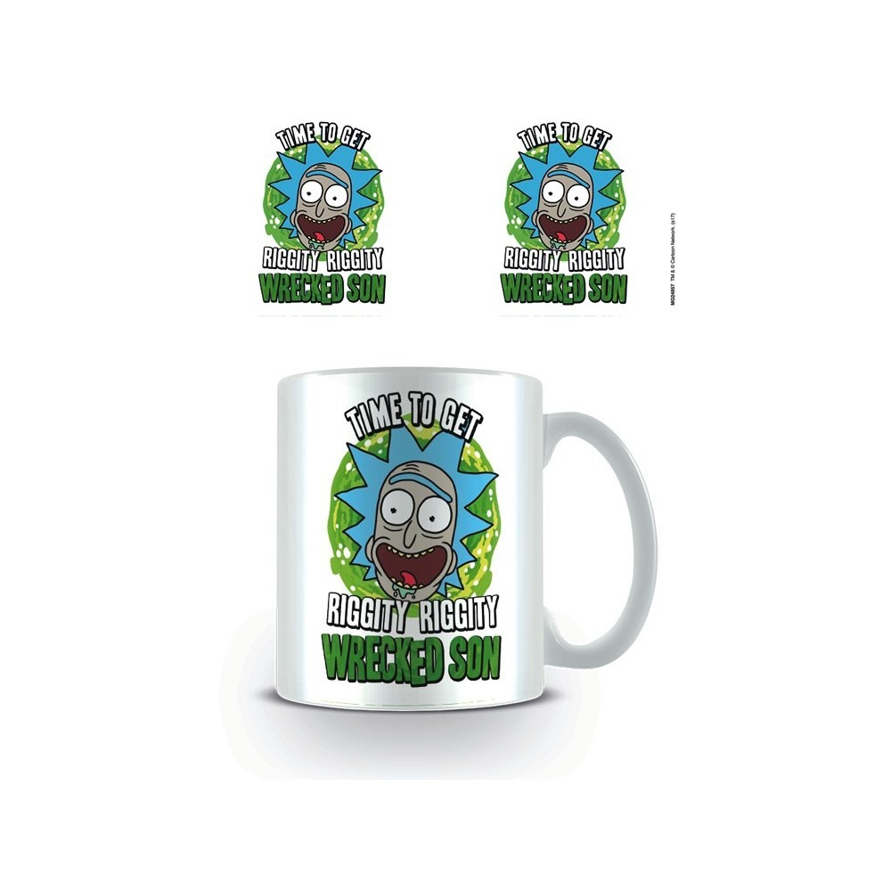 RICK AND MORTY WRECKED SON MUG TAZZA CERAMICA