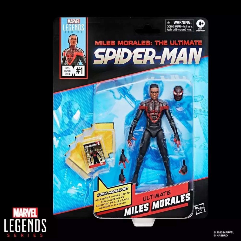 HASBRO MARVEL LEGENDS ULTIMATE MILES MORALES PVC ACTION FIGURE