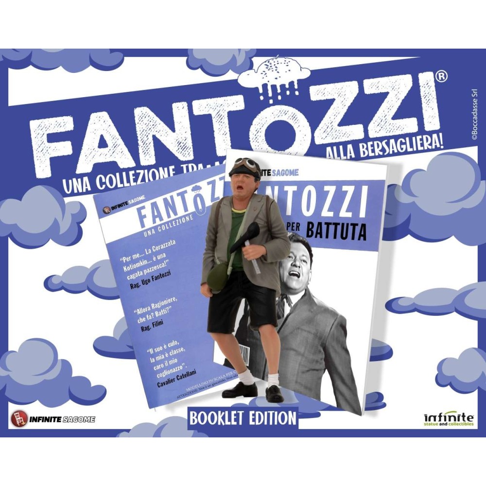 FANTOZZI ALLA BERSAGLIERA BOOKLET EDITION PVC MINI FIGURE INFINITE STATUE