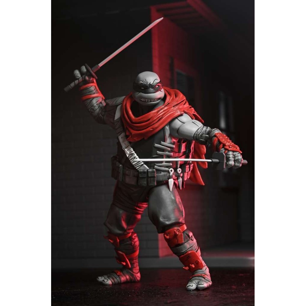 NECA TMNT NINJA TURTLES THE LAST RONIN LEONARDO NIGHTWATCHER ACTION FIGURE