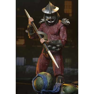 NECA TMNT NINJA TURTLES 1990 MOVIE LEONARDO VS SHREDDER ACTION FIGURE