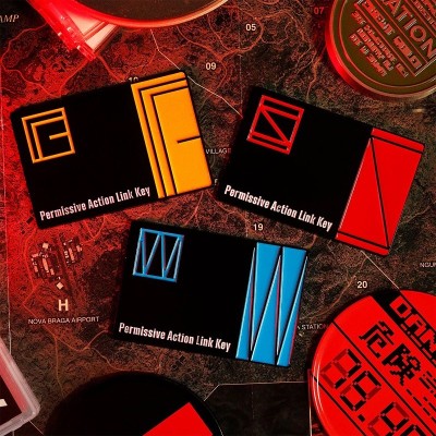 FANATTIK METAL GEAR SOLID METAL PAL KEYCARD SET OF 3 REPLICA