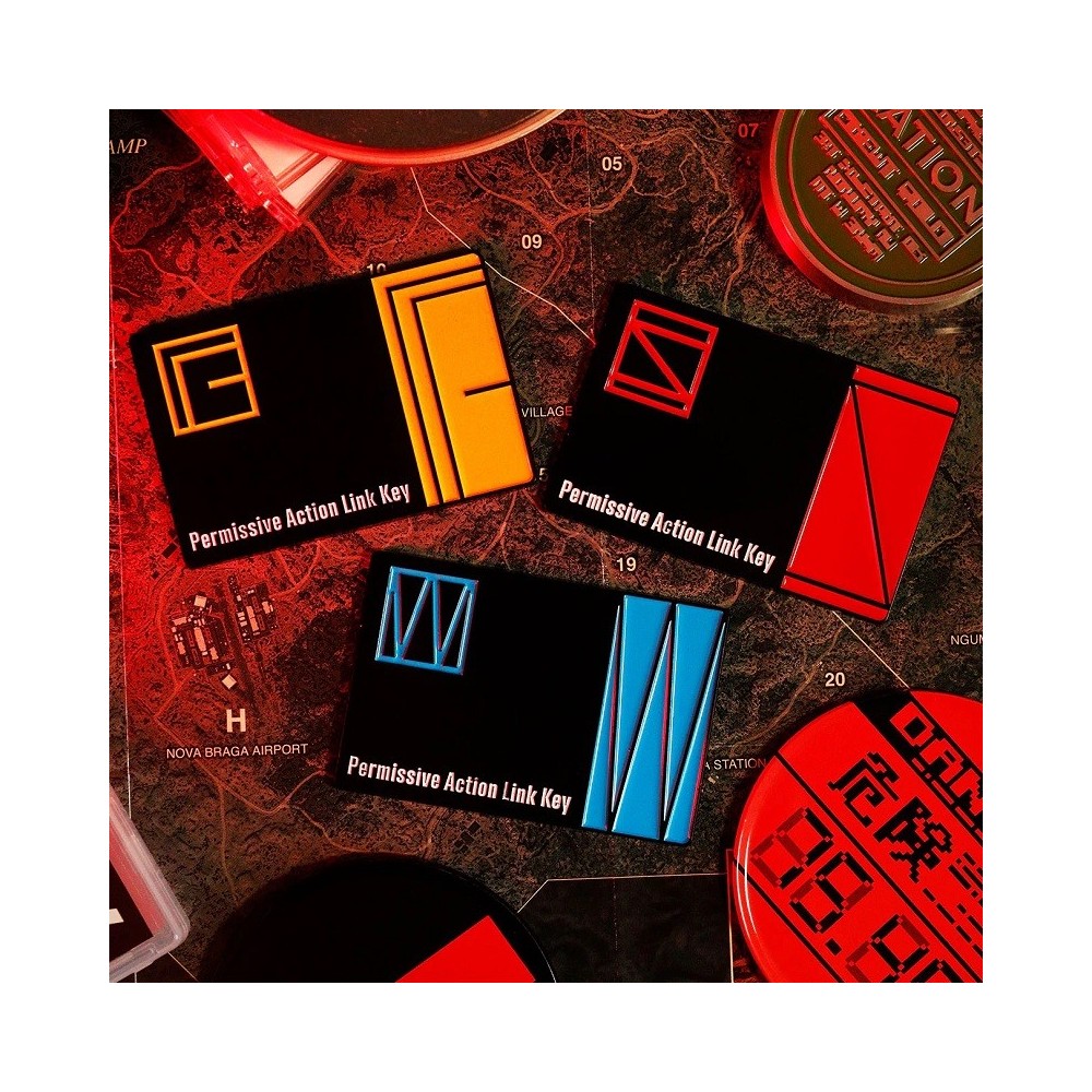 FANATTIK METAL GEAR SOLID METAL PAL KEYCARD SET OF 3 REPLICA