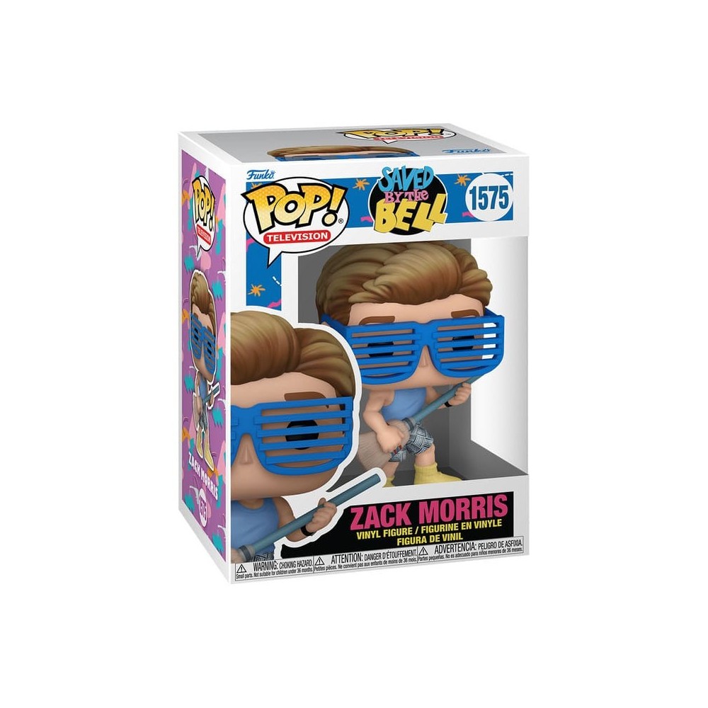 FUNKO FUNKO POP! SAVED BY THE BELL ZACK MORRIS BOBBLE HEAD FIGURE