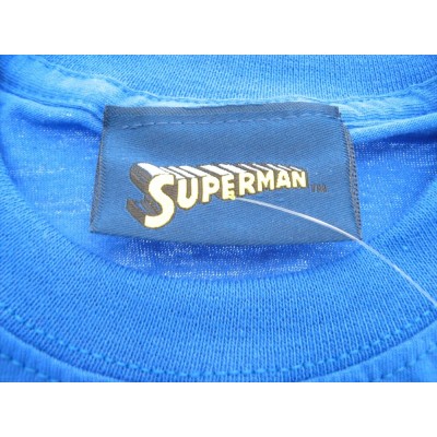 MAGLIA T SHIRT SUPERMAN LOGO BLU ROYAL