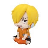 MEGAHOUSE ONE PIECE LOOK UP SANJI FUTURE ISLAND EGGHEAD 10CM MINI FIGURE