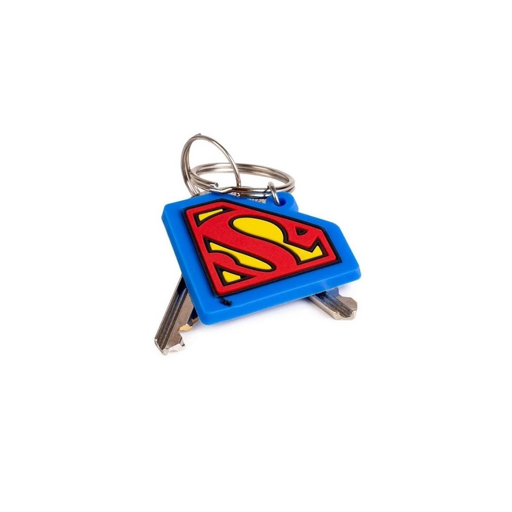 PYRAMID INTERNATIONAL SUPERMAN SHIELD PVC KEYCHAIN KEYRING