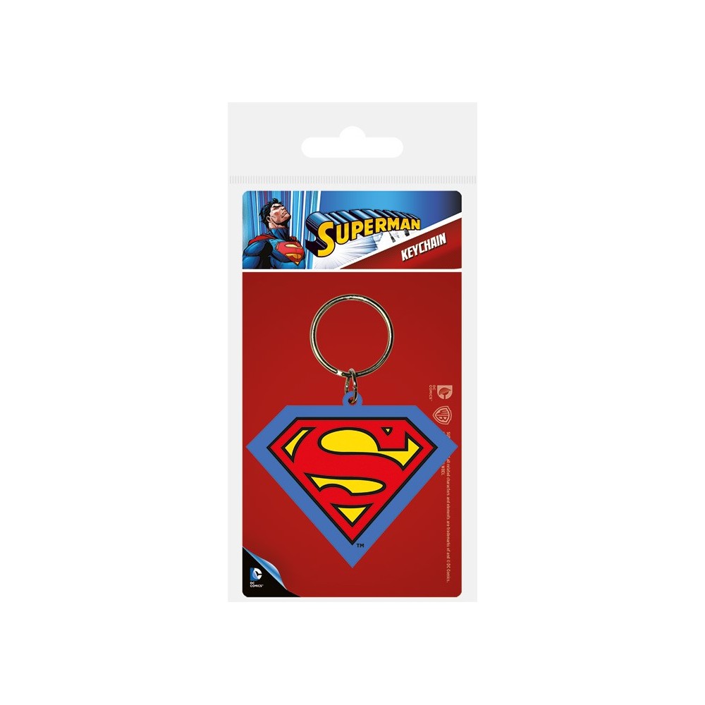 SUPERMAN SHIELD PORTACHIAVI PYRAMID INTERNATIONAL