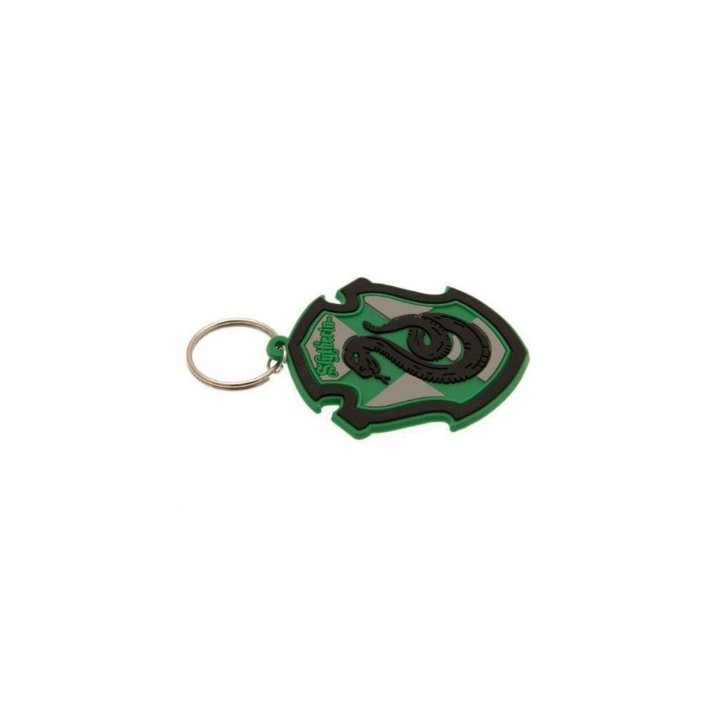 HARRY POTTER SLYTHERIN CREST RUBBER KEYCHAIN