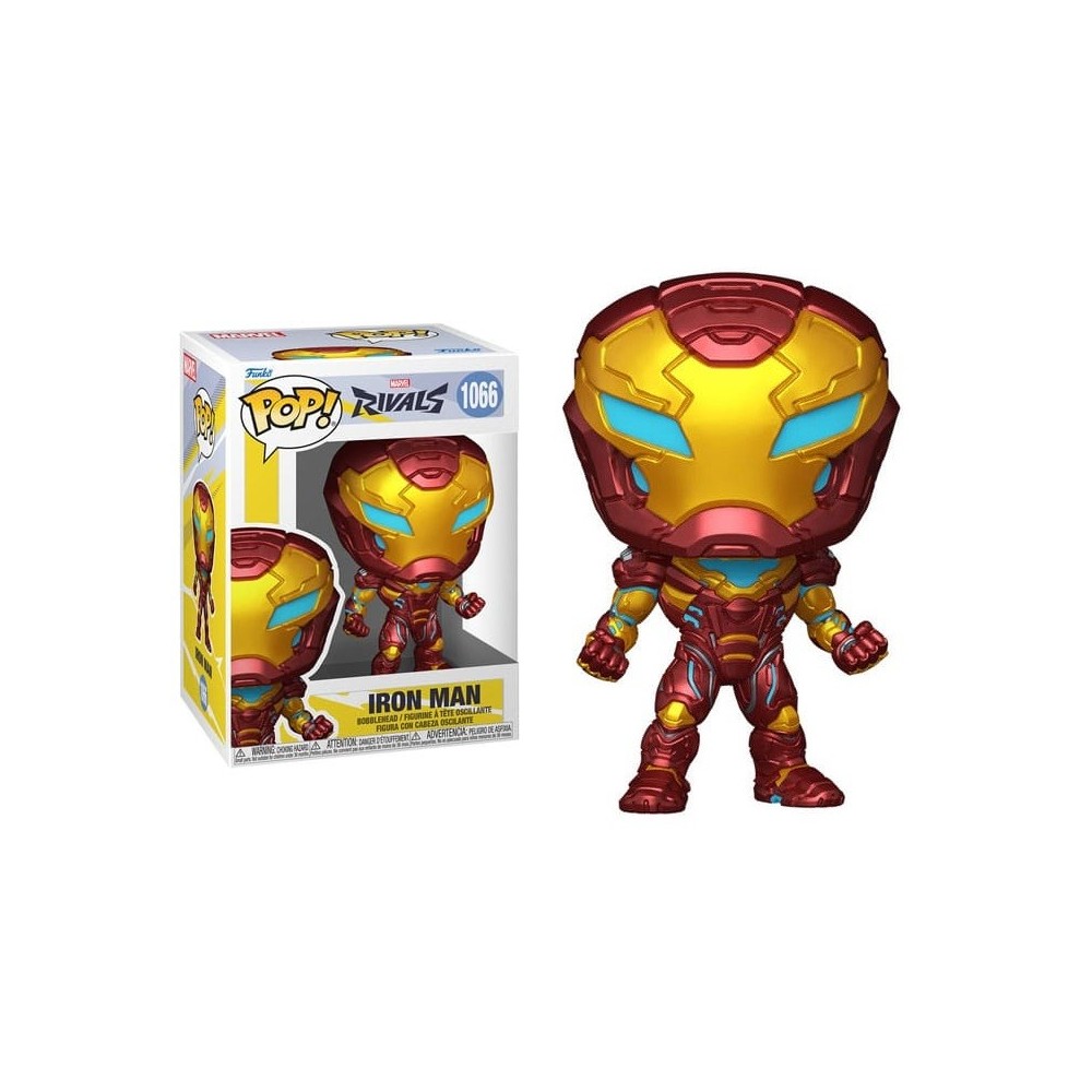 FUNKO POP! MARVEL RIVALS IRON MAN BOBBLE HEAD FIGURE FUNKO