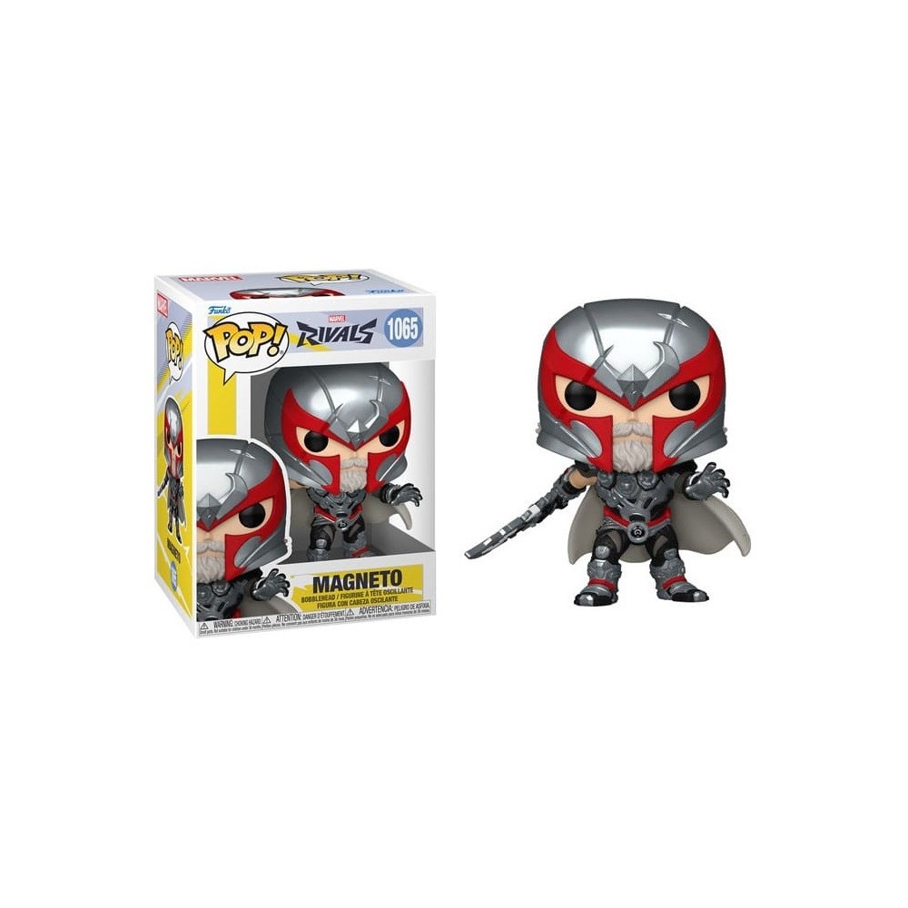 FUNKO POP! MARVEL RIVALS MAGNETO BOBBLE HEAD FIGURE FUNKO