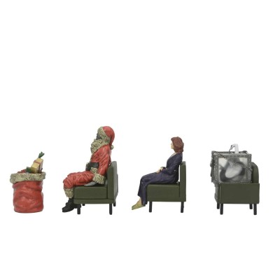 NECA BEETLEJUICE 2 WAITING ROOM 1 SET 3-PACK STATUE FIGURE