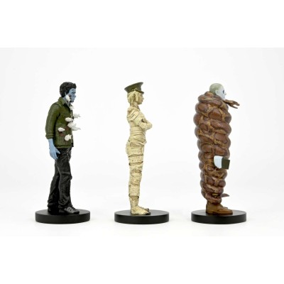 NECA BEETLEJUICE 2 IMMIGRATION HALL SET 3-PACK STATUE FIGURE