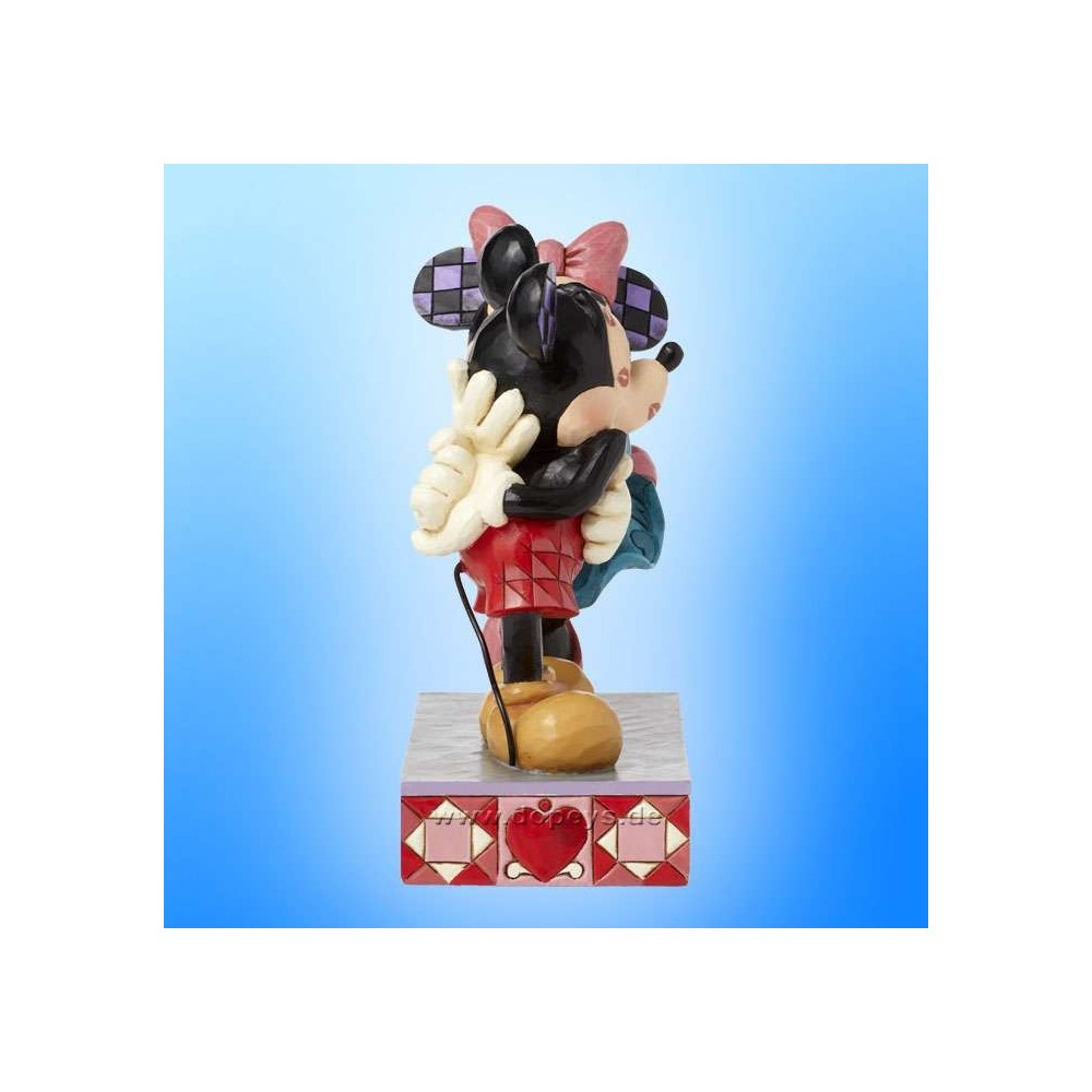 ENESCO MICKEY AND MINNIE MOUSE HUGS AND KISSES STATUE FIGURE