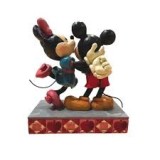 ENESCO MICKEY AND MINNIE MOUSE HUGS AND KISSES STATUE FIGURE