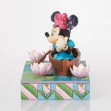 ENESCO MICKEY AND MINNIE MOUSE IN ROWBOAT STATUE LIGHT UP FIGURE