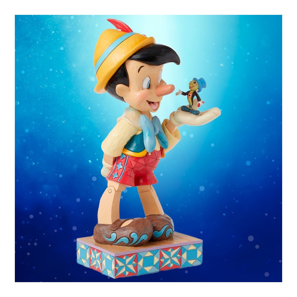 ENESCO PINOCCHIO AND JIMINY CRICKET 37CM STATUE FIGURE