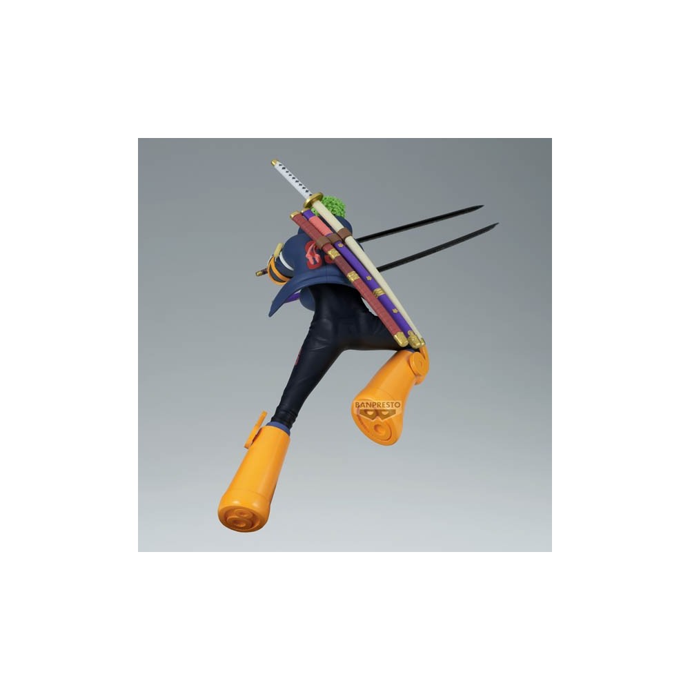 BANPRESTO ONE PIECE BATTLE RECORD COLLECTION RORONOA ZORO EGGHEAD STATUE FIGURE