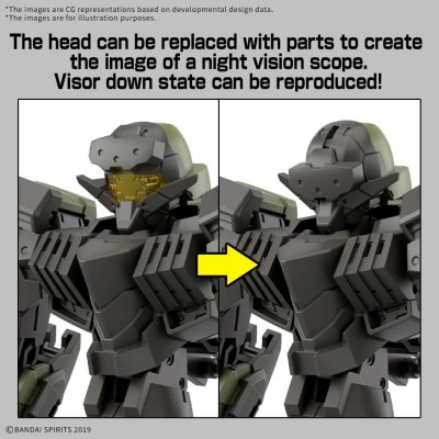 30MM EEXM-40 IGLIGHT 02 1/144 MODEL KIT ACTION FIGURE BANDAI