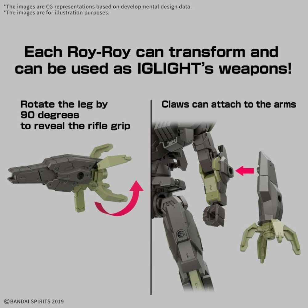BANDAI 30MM EEXM-40 IGLIGHT 02 1/144 MODEL KIT