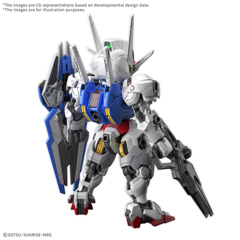 BANDAI MGSD GUNDAM AERIAL MODEL KIT ACTION FIGURE