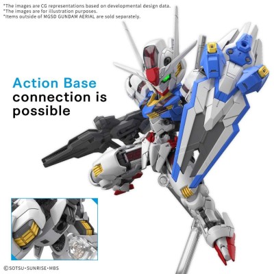BANDAI MGSD GUNDAM AERIAL MODEL KIT ACTION FIGURE