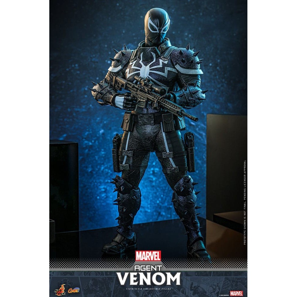 HOT TOYS MARVEL COMICS AGENT VENOM 1/6 SCALE 32CM ACTION FIGURE