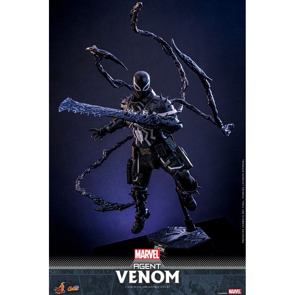 MARVEL COMICS AGENT VENOM 1/6 ACTION FIGURE HOT TOYS