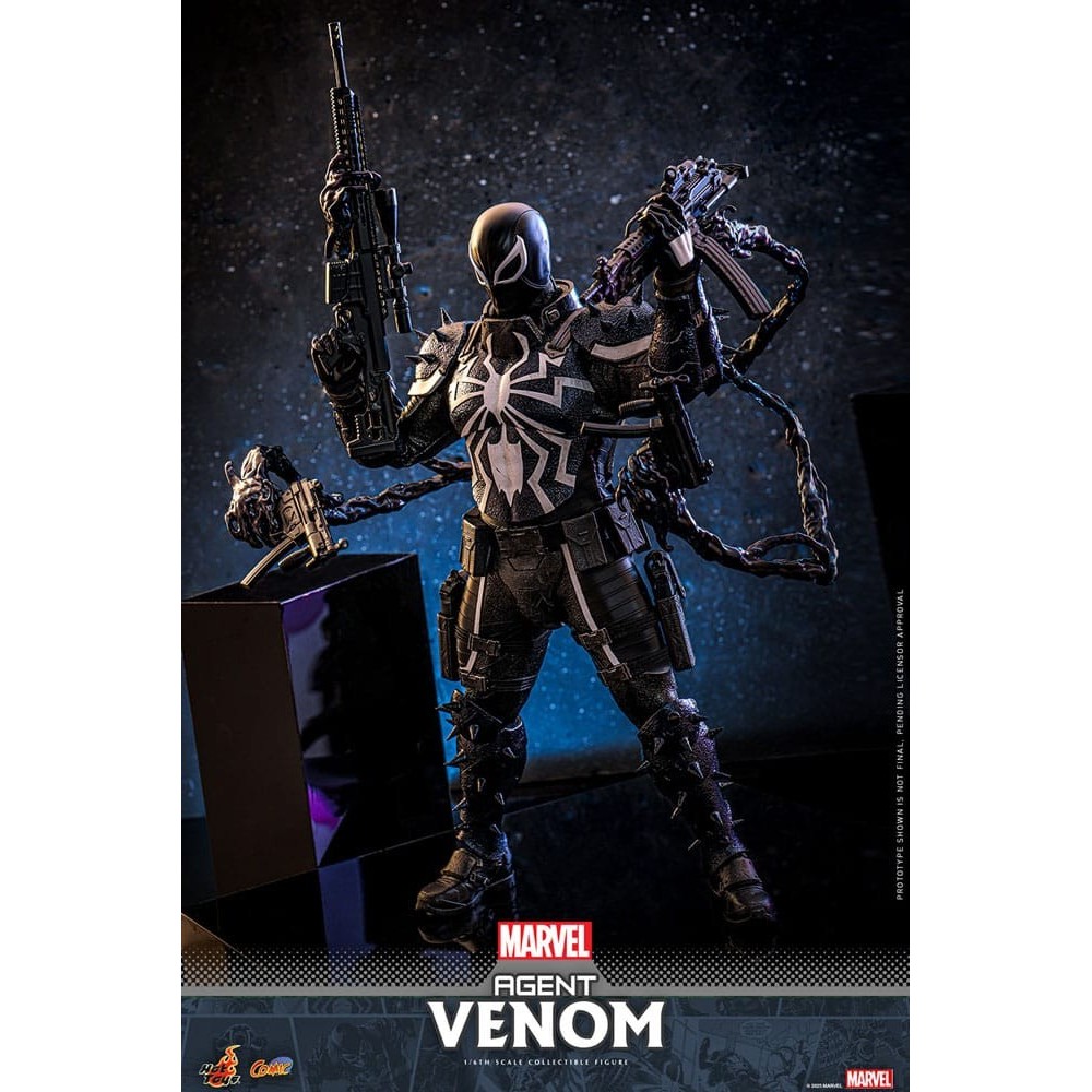 HOT TOYS MARVEL COMICS AGENT VENOM 1/6 SCALE 32CM ACTION FIGURE