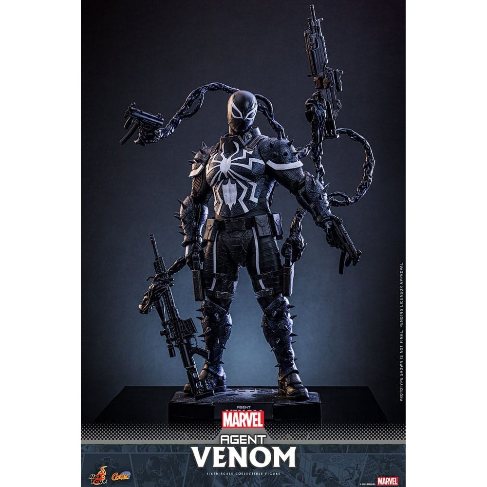 HOT TOYS MARVEL COMICS AGENT VENOM 1/6 SCALE 32CM ACTION FIGURE