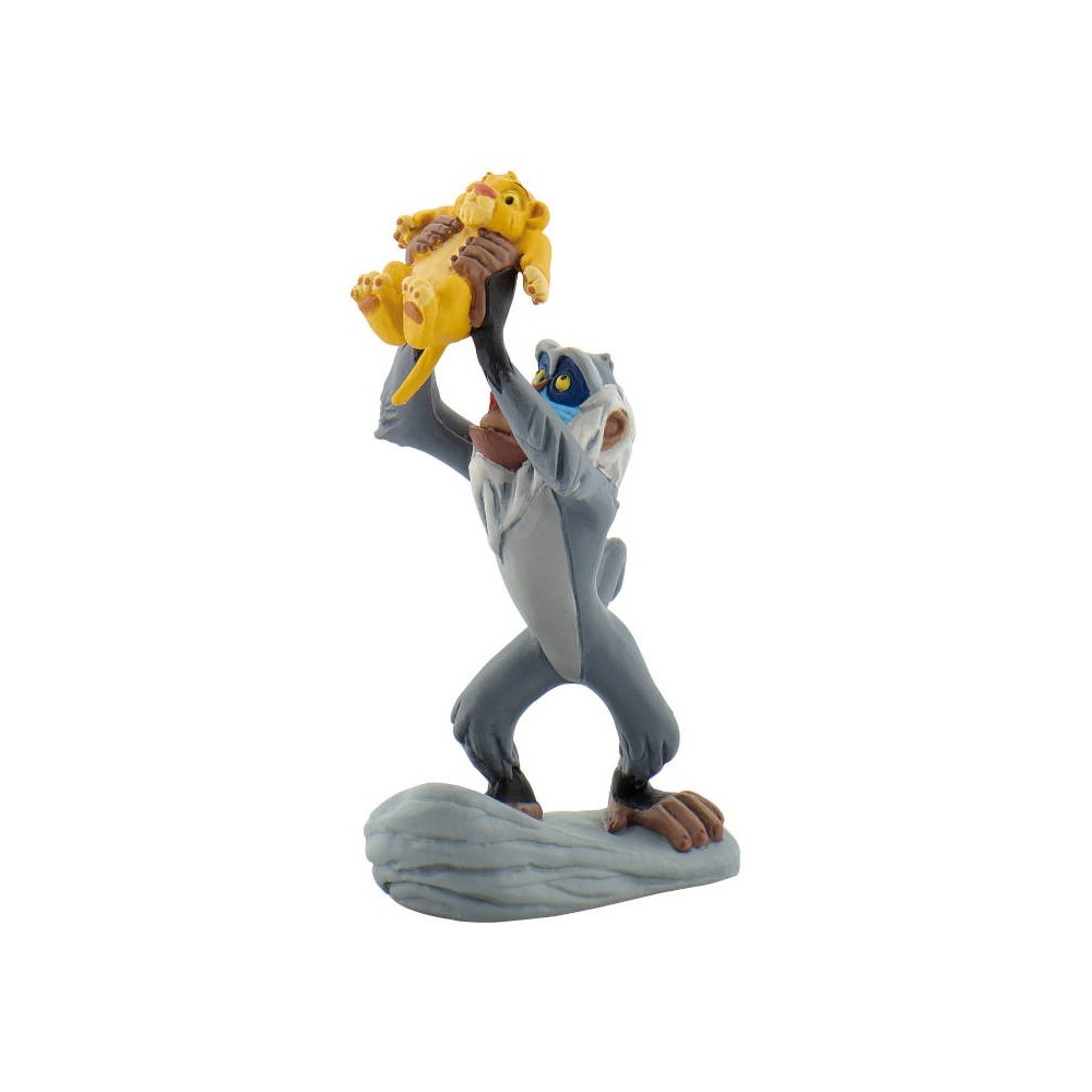 BULLYLAND DISNEY THE LION KING RAFIKI AND YOUNG SIMBA MINI FIGURE