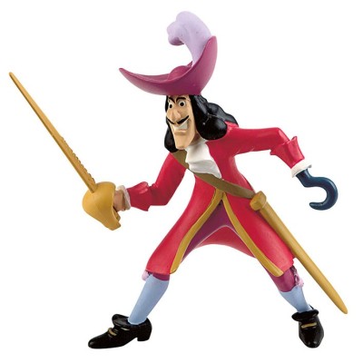 BULLYLAND DISNEY PETER PAN CAPTAIN JAMES HOOK MINI FIGURE