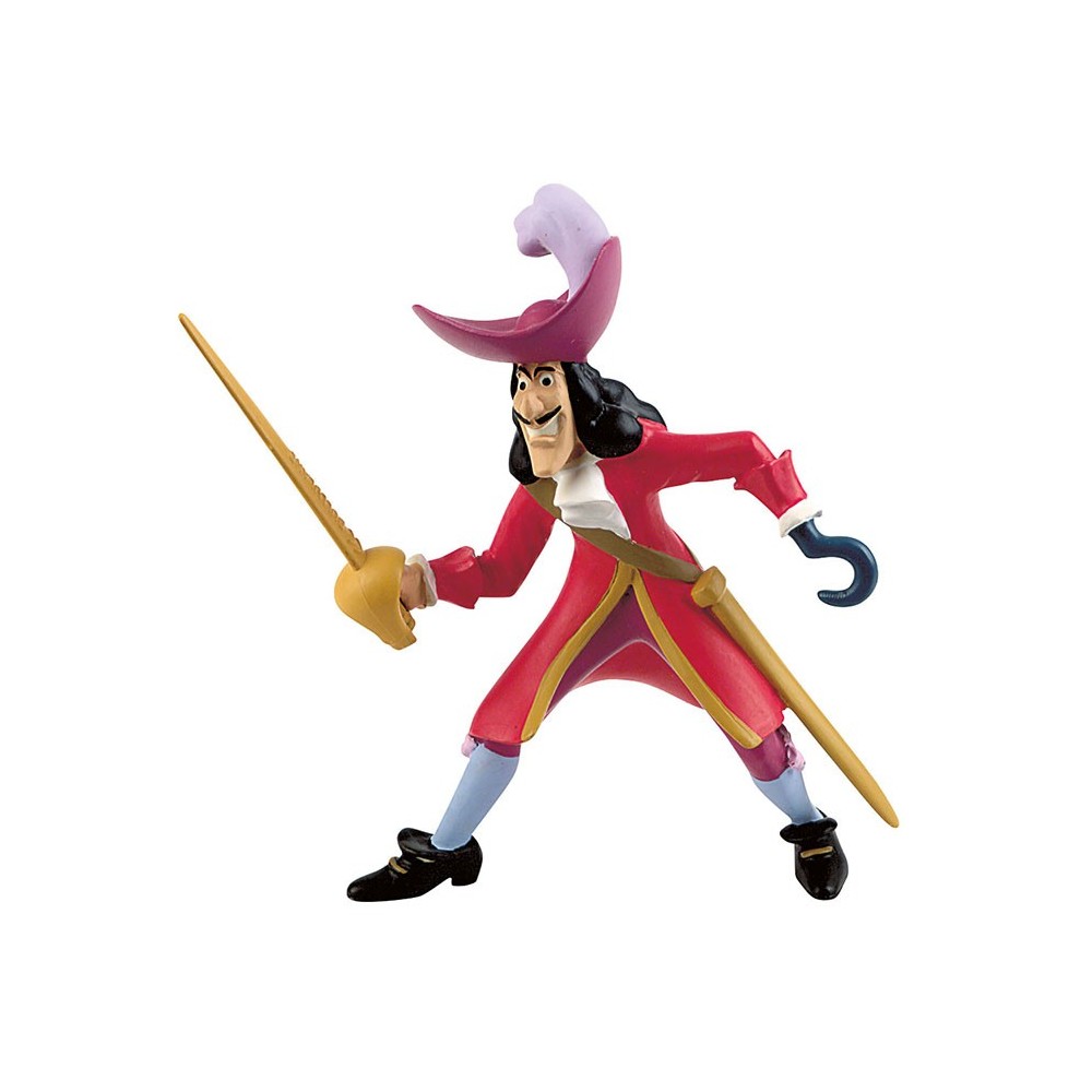 BULLYLAND DISNEY PETER PAN CAPTAIN JAMES HOOK MINI FIGURE