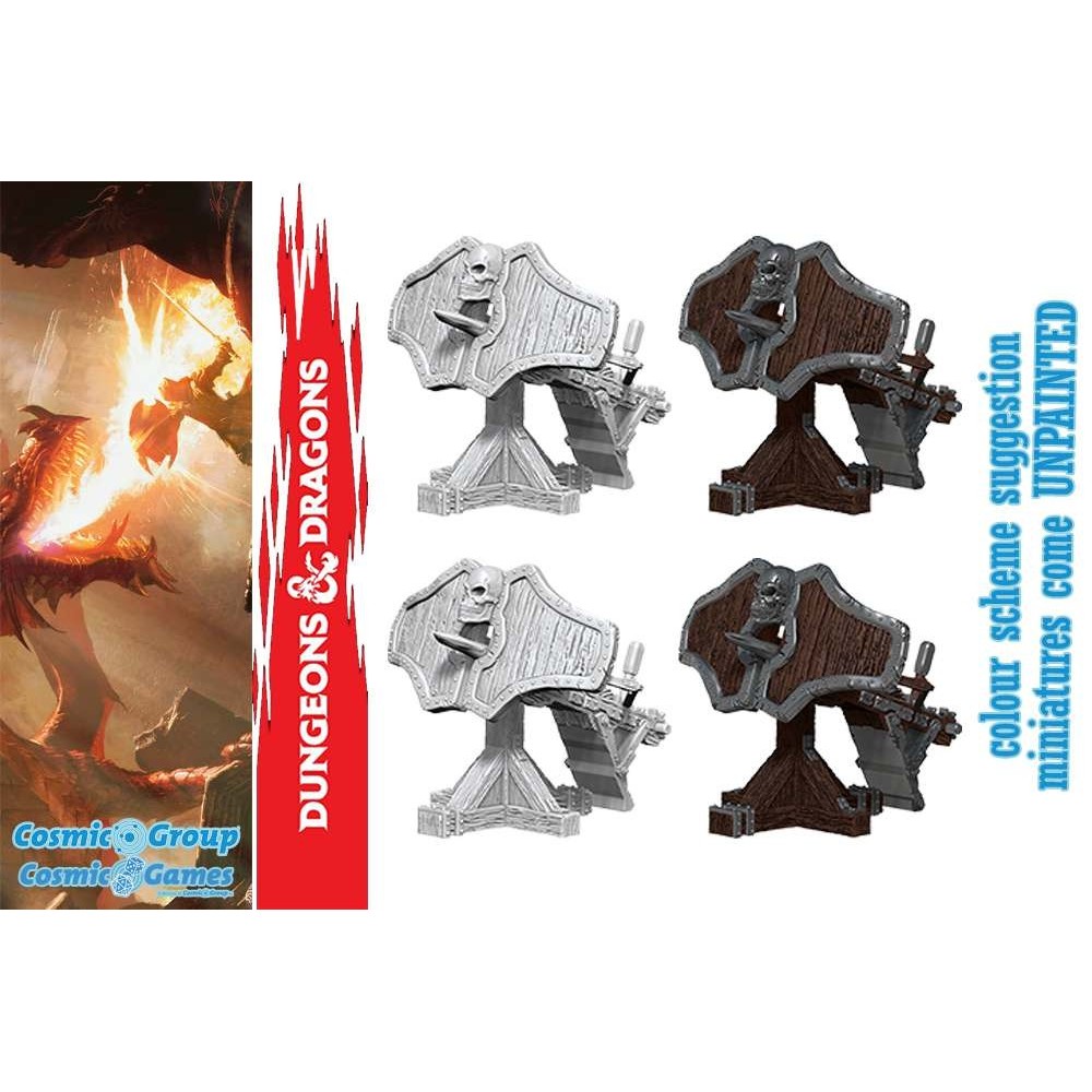 DUNGEONS AND DRAGONS NOLZUR'S BALLISTA 2X MINIATURE WIZKIDS