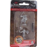 DUNGEONS AND DRAGONS NOLZUR'S EARTH GENASI FIGHTER 2X MINIATURE WIZKIDS