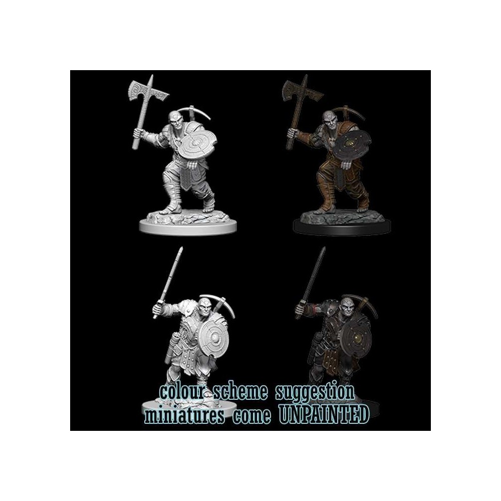 WIZKIDS DUNGEONS AND DRAGONS NOLZUR'S EARTH GENASI FIGHTER 2X MINIATURES