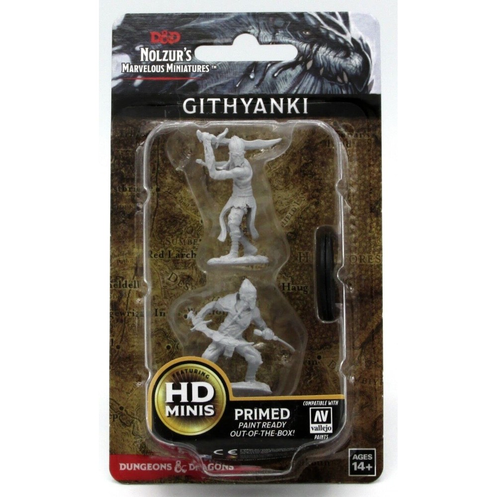 DUNGEONS AND DRAGONS NOLZUR'S GITHYANKI 2X MINIATURE WIZKIDS