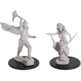 DUNGEONS AND DRAGONS NOLZUR'S MEDUSAS 2X MINIATURE WIZKIDS