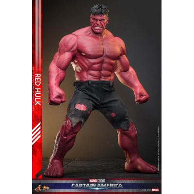 HOT TOYS CAPTAIN AMERICA BRAVE NEW WORLD RED HULK MOVIE MASTERPIECE 1/6 47CM ACTION FIGURE