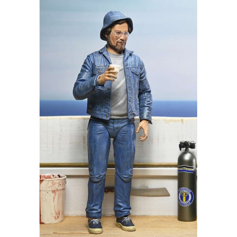 NECA JAWS LO SQUALO 50TH ANNIVERSARY HOOPER PVC ULTIMATE ACTION FIGURE